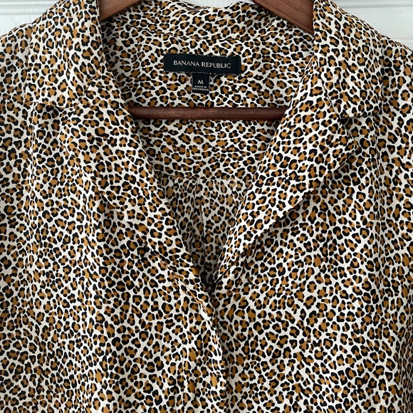 Collar leopard print shirt - Picture 3 of 3